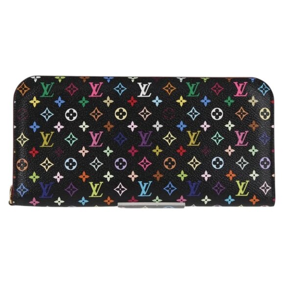 LOUIS VUITTON Multicolor Portefeuille Insolite Wallet Black M60271 Auth yk18491V - Picture 14 of 16